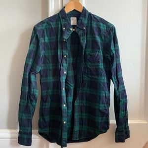 J. Crew Blackwatch Plaid LS Shirt